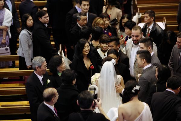 Carlton Gardens wedding, the couple, frame 077