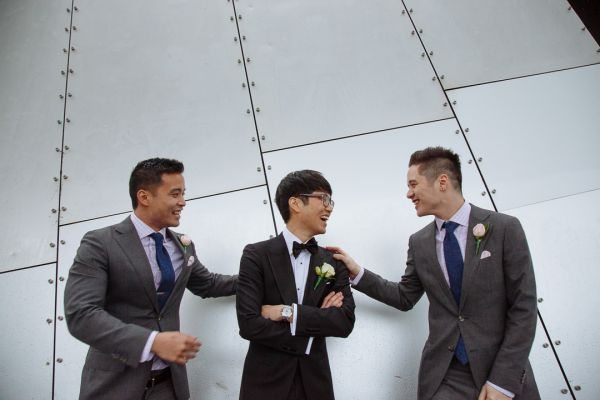 Carlton Gardens wedding, the couple, frame 092