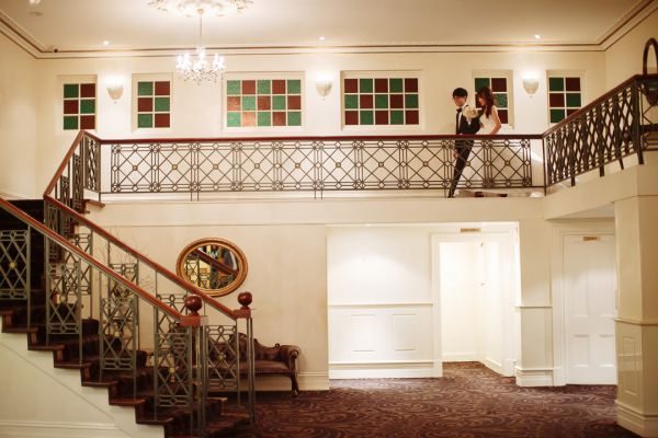 Carlton Gardens wedding, the couple, frame 113