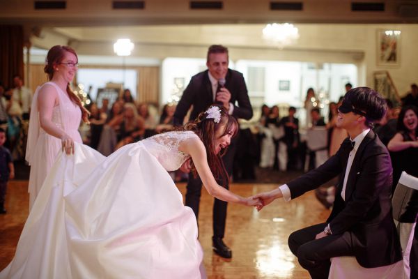Carlton Gardens wedding, the couple, frame 152