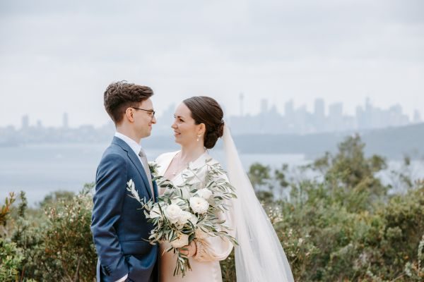 Imogen and Jordan's wedding day in Manly, frame 085