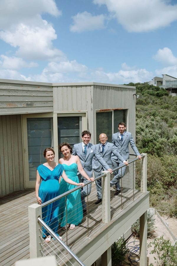 St Andrews Beach Recreation Hall wedding, Simone and Sam, frame 011