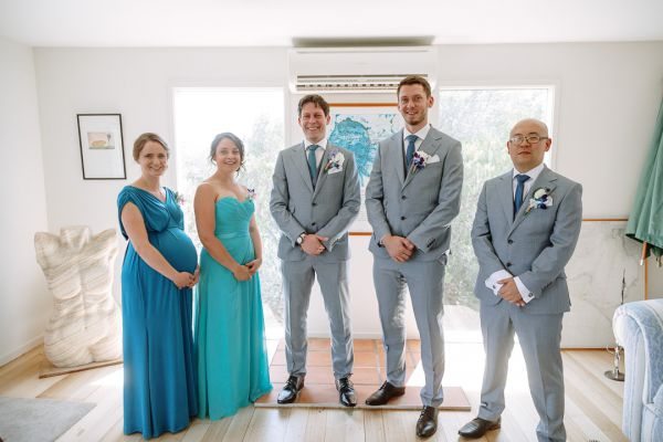 Wedding photograph 012 from Simone and Sam's day at St Andrews Beach Recreation Hall