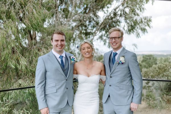 Simone and Sam's wedding day in St Andrews Beach, frame 046