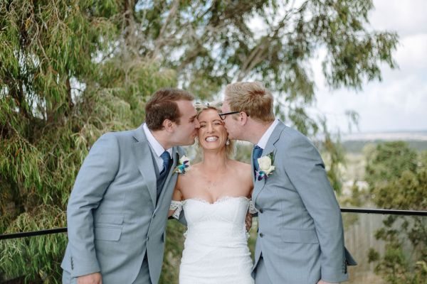 St Andrews Beach Recreation Hall wedding, Simone and Sam, frame 047