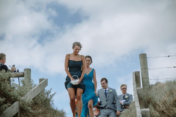 St Andrews Beach Recreation Hall wedding, Simone and Sam, frame 059