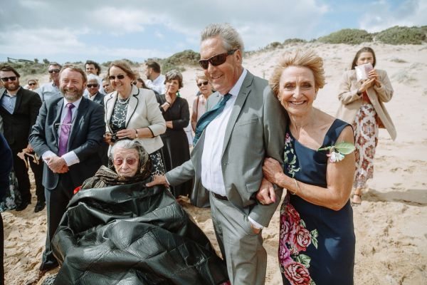 Simone and Sam's wedding day in St Andrews Beach, frame 073