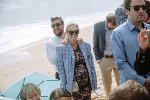 St Andrews Beach Recreation Hall wedding, Simone and Sam, frame 086
