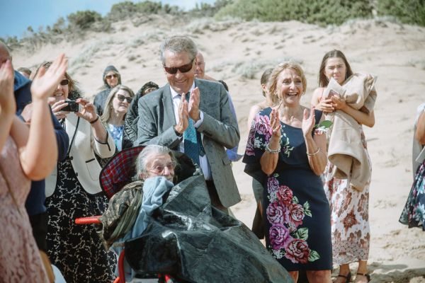 Simone and Sam's wedding day in St Andrews Beach, frame 091