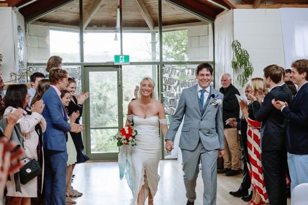 Simone and Sam's wedding day in St Andrews Beach, frame 109