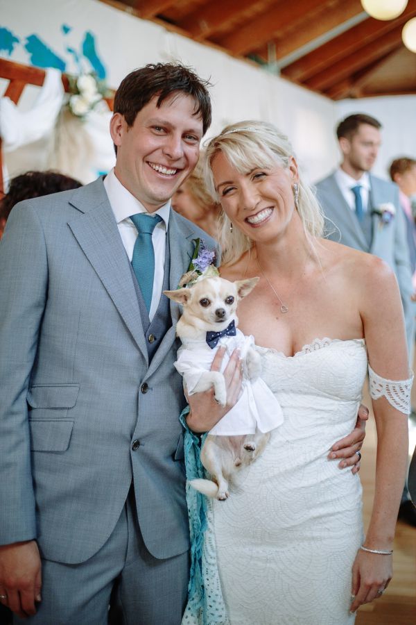 St Andrews Beach Recreation Hall wedding, Simone and Sam, frame 158