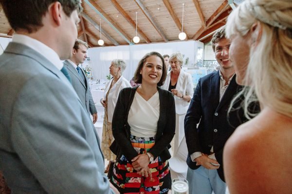 St Andrews Beach Recreation Hall wedding, Simone and Sam, frame 173