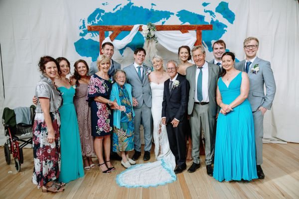 Simone and Sam's wedding day in St Andrews Beach, frame 184