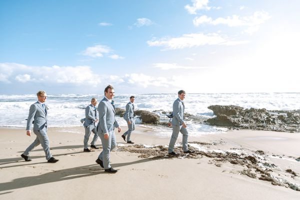 St Andrews Beach Recreation Hall wedding, Simone and Sam, frame 215