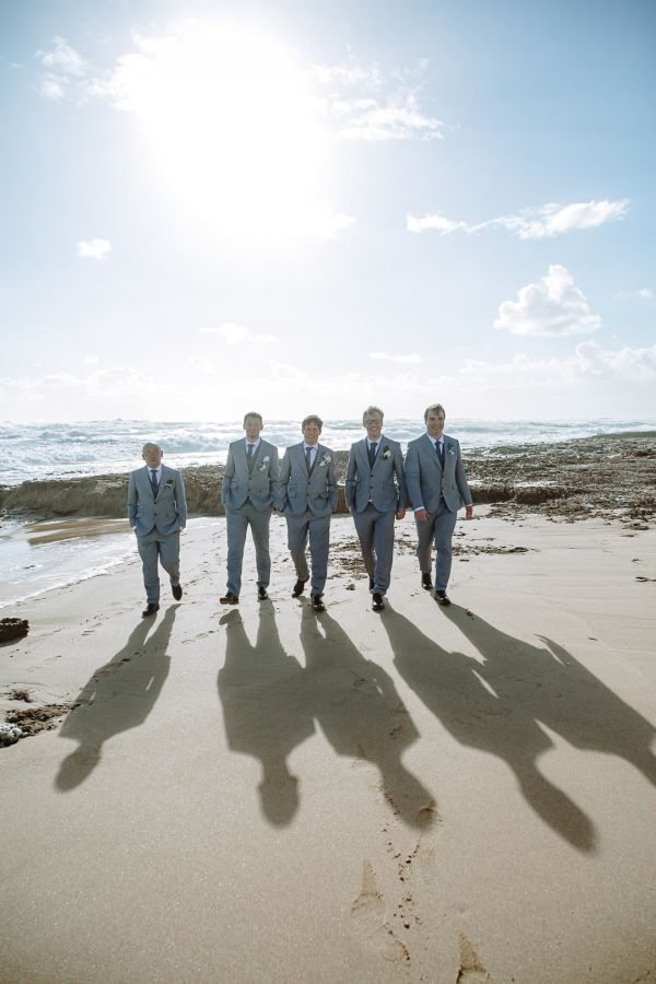 Simone and Sam's wedding day in St Andrews Beach, frame 217