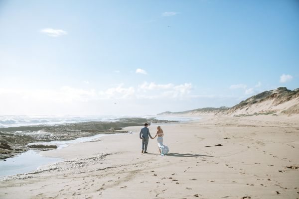 St Andrews Beach Recreation Hall wedding, Simone and Sam, frame 230