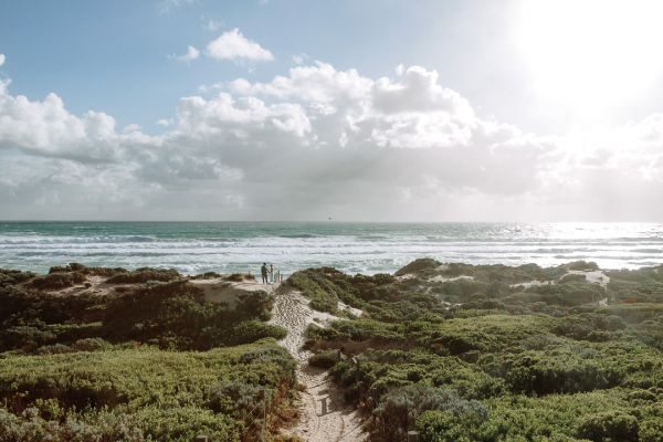 St Andrews Beach Recreation Hall wedding, Simone and Sam, frame 239