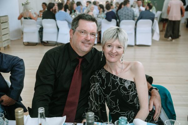 St Andrews Beach Recreation Hall wedding, Simone and Sam, frame 279