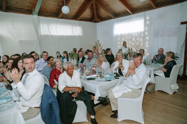 Simone and Sam's wedding day in St Andrews Beach, frame 290