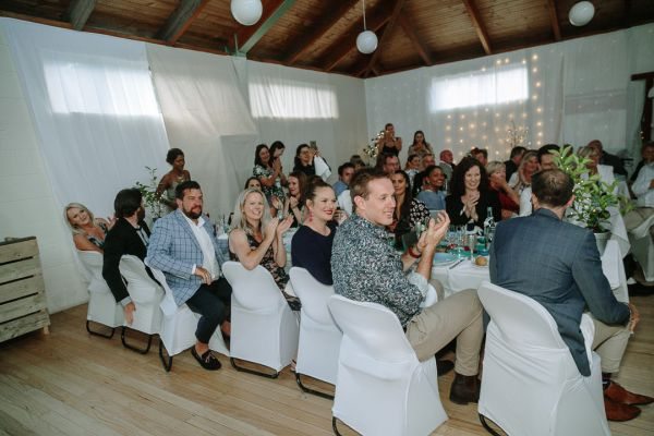 Simone and Sam's wedding day in St Andrews Beach, frame 317