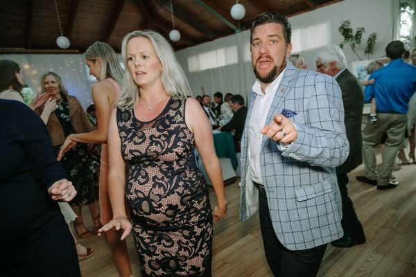 St Andrews Beach Recreation Hall wedding, Simone and Sam, frame 339
