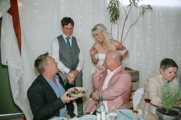 Simone and Sam's wedding day in St Andrews Beach, frame 368