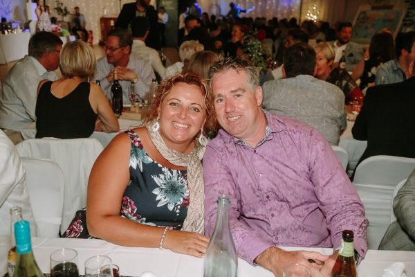St Andrews Beach Recreation Hall wedding, Simone and Sam, frame 380