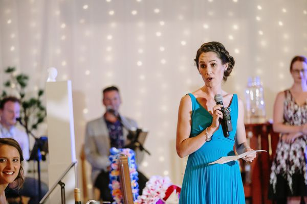 St Andrews Beach Recreation Hall wedding, Simone and Sam, frame 383
