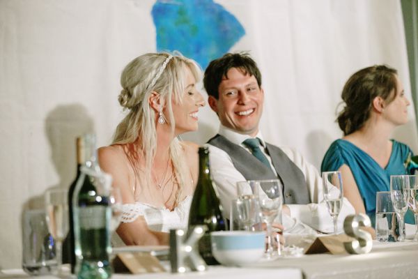 St Andrews Beach Recreation Hall wedding, Simone and Sam, frame 386