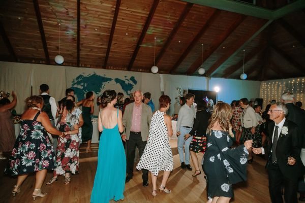 St Andrews Beach Recreation Hall wedding, Simone and Sam, frame 419