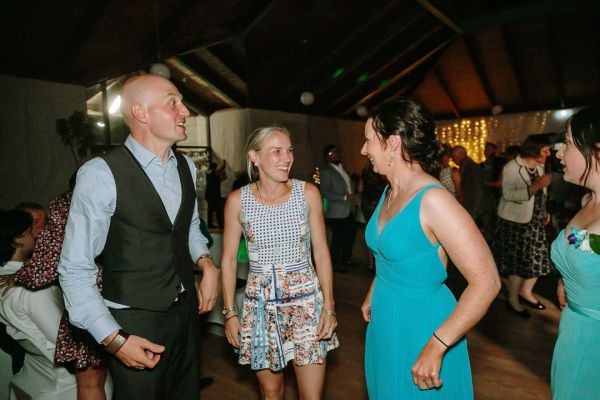 St Andrews Beach Recreation Hall wedding, Simone and Sam, frame 428