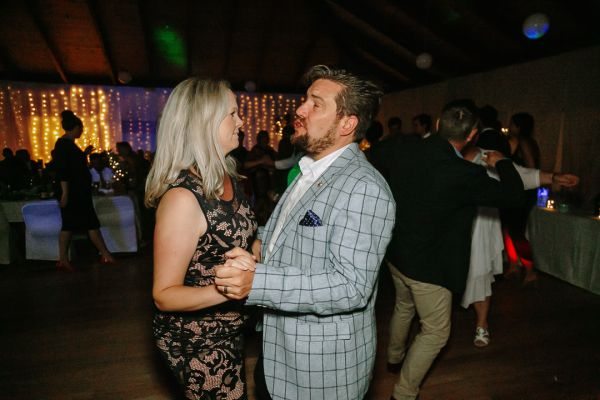 St Andrews Beach Recreation Hall wedding, Simone and Sam, frame 431