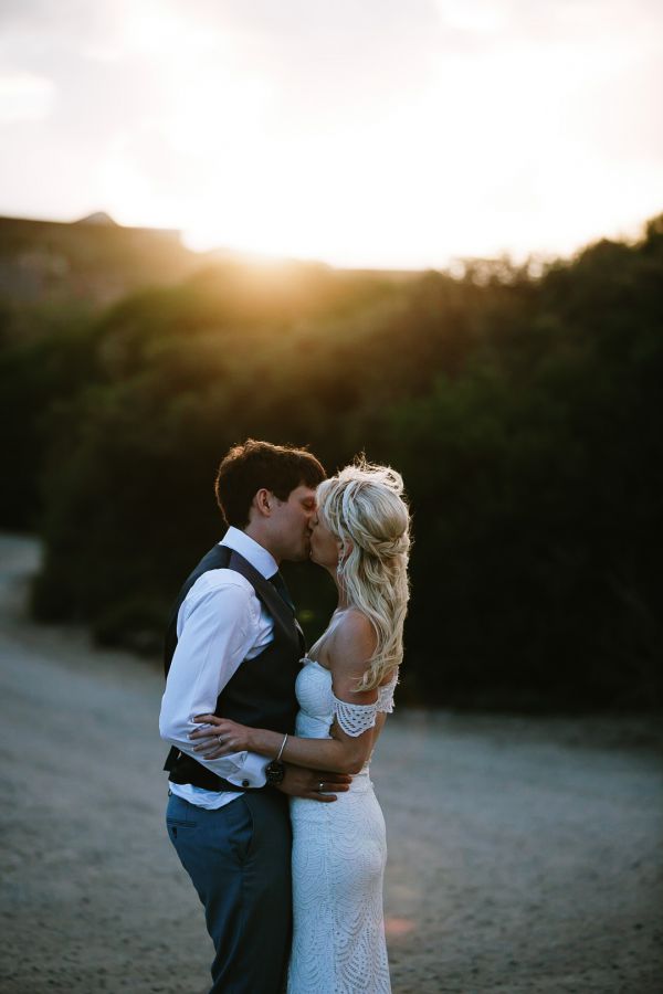Simone and Sam's wedding day in St Andrews Beach, frame 439