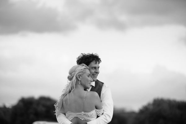 St Andrews Beach Recreation Hall wedding, Simone and Sam, frame 440