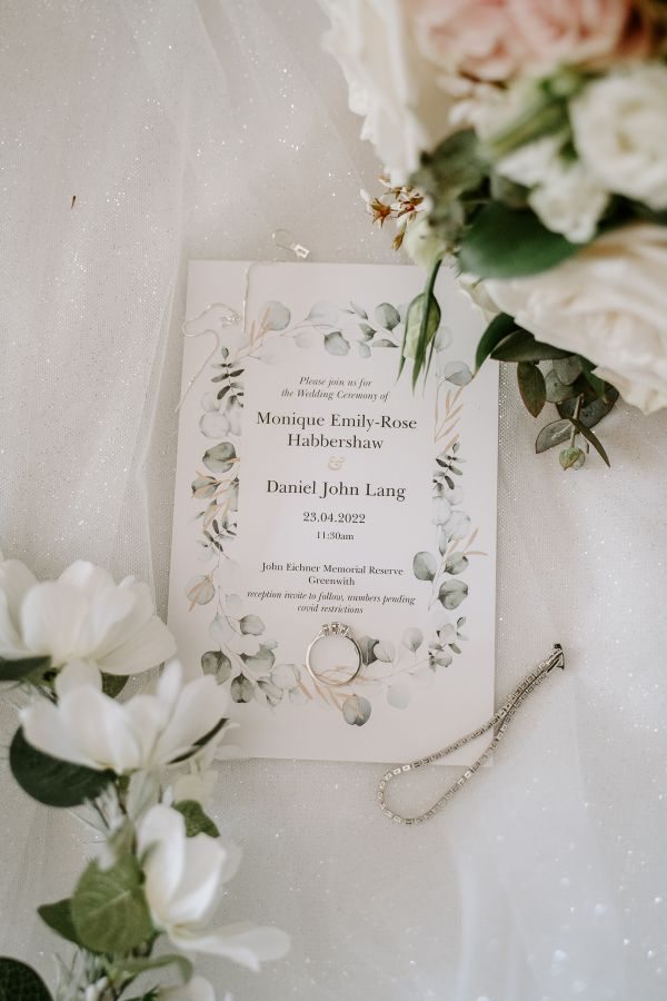 Mount Lofty Botanic Garden wedding photo Crafers