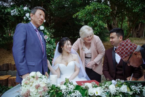 Shermaine and Raj's wedding day in Montrose, frame 258