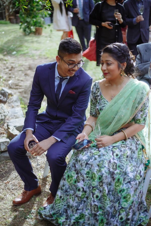 Shermaine and Raj's wedding day in Montrose, frame 266
