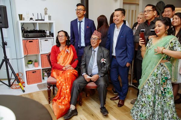 Shermaine and Raj's wedding day in Montrose, frame 360