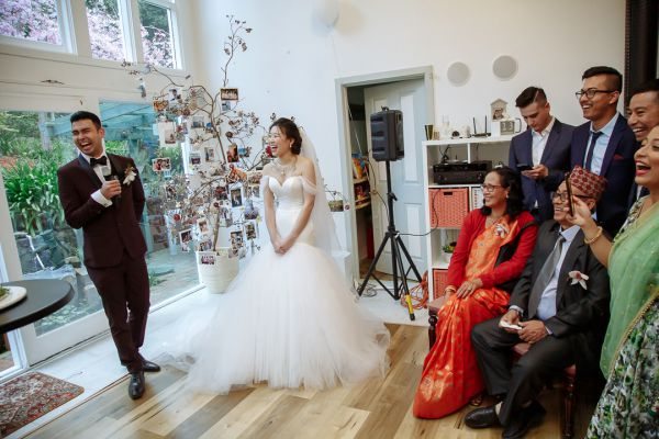 Shermaine and Raj's wedding day in Montrose, frame 370