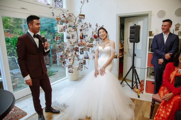 Shermaine and Raj's wedding day in Montrose, frame 373