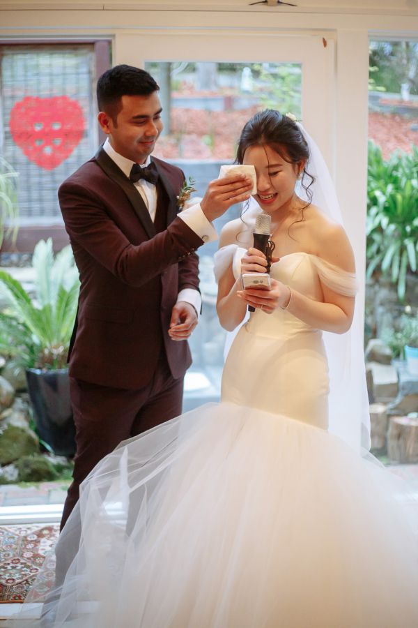 Shermaine and Raj's wedding day in Montrose, frame 382
