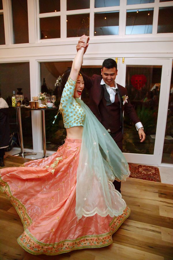 Shermaine and Raj's wedding day in Montrose, frame 449