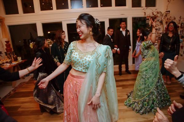 Shermaine and Raj's wedding day in Montrose, frame 455