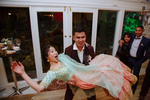 Shermaine and Raj's wedding day in Montrose, frame 475