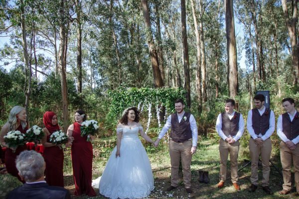 Wedding photograph 093 from Aroya and Jack's day at Narbethong Community Hall