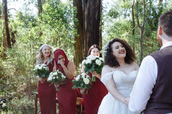 Narbethong Community Hall wedding, Aroya and Jack, frame 104
