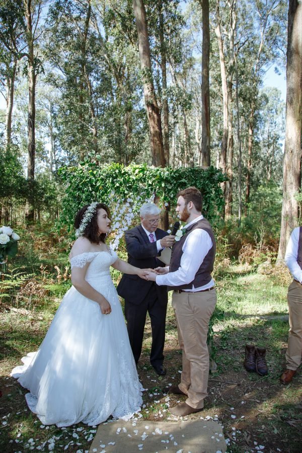Aroya and Jack's wedding day in Narbethong, frame 124