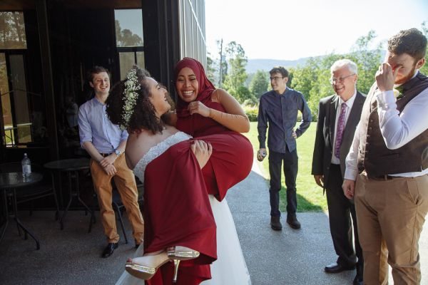 Narbethong Community Hall wedding, Aroya and Jack, frame 188