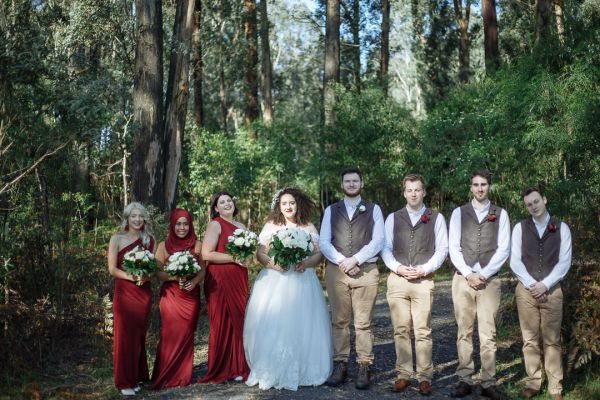 Aroya and Jack's wedding day in Narbethong, frame 199