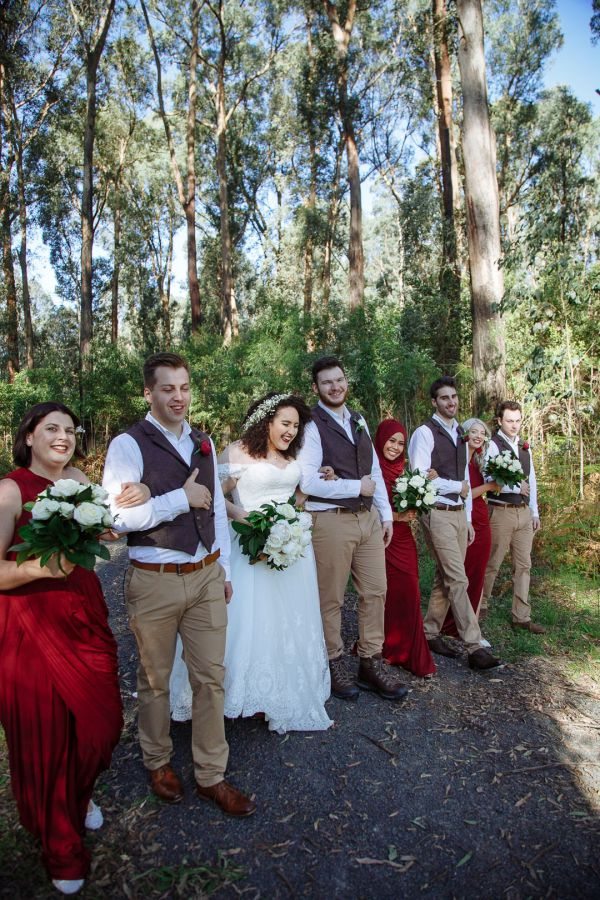 Aroya and Jack's wedding day in Narbethong, frame 202
